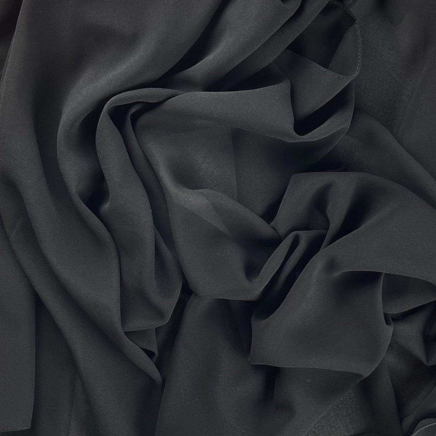 Plain Chiffon - BLACK