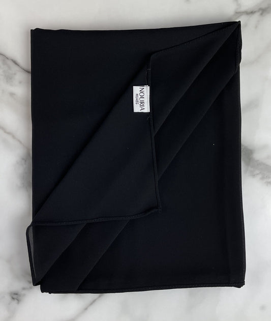 Plain Chiffon - BLACK