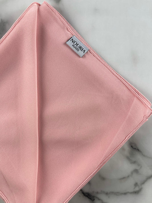 Plain Chiffon - SATSUMA PINK