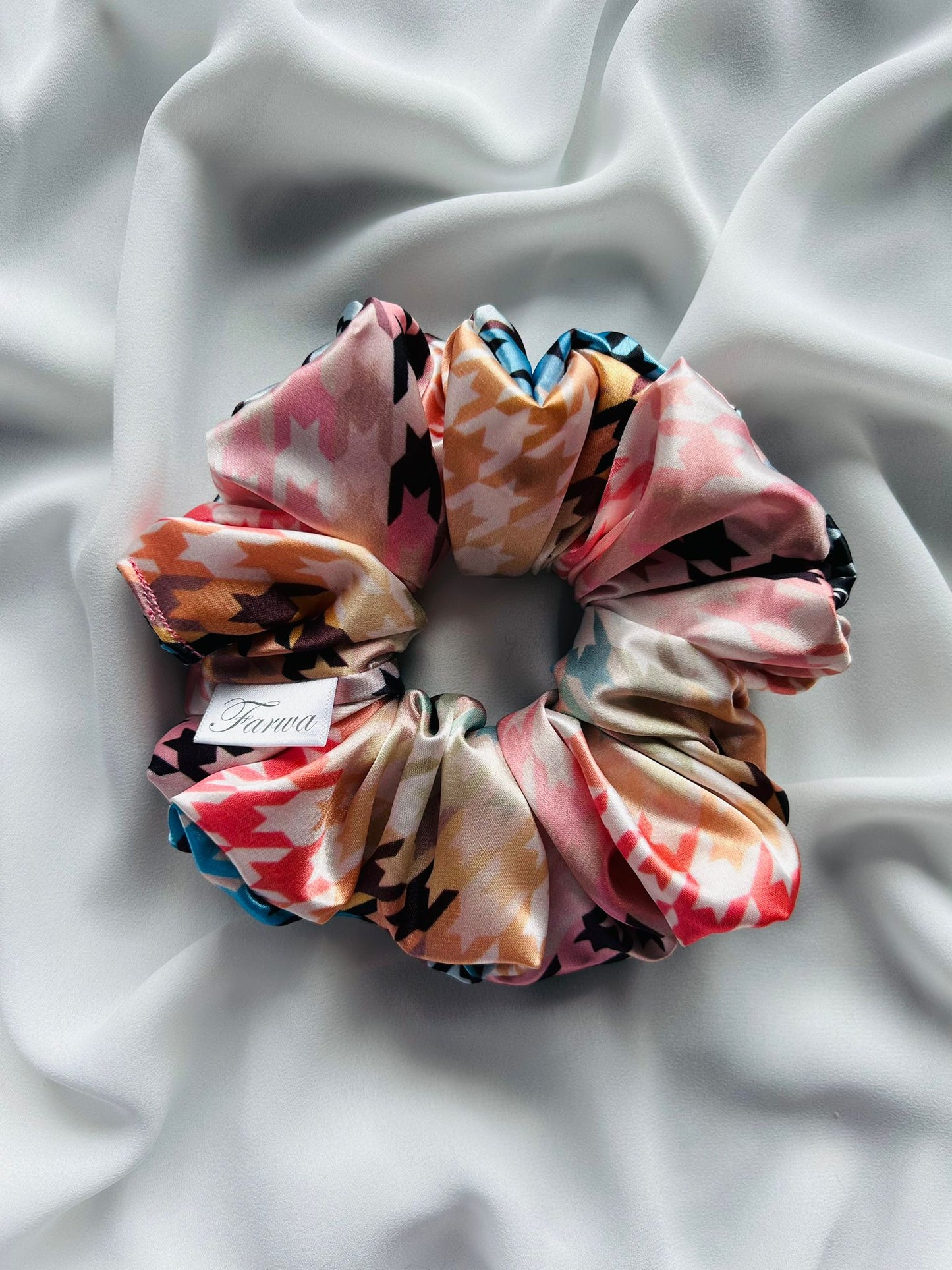 Silk Scrunchie - Sunset Floral