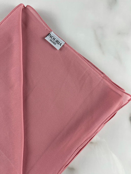 Plain Chiffon - POSH PINK