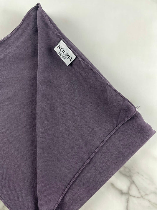 Plain Chiffon - LUNAR PURPLE