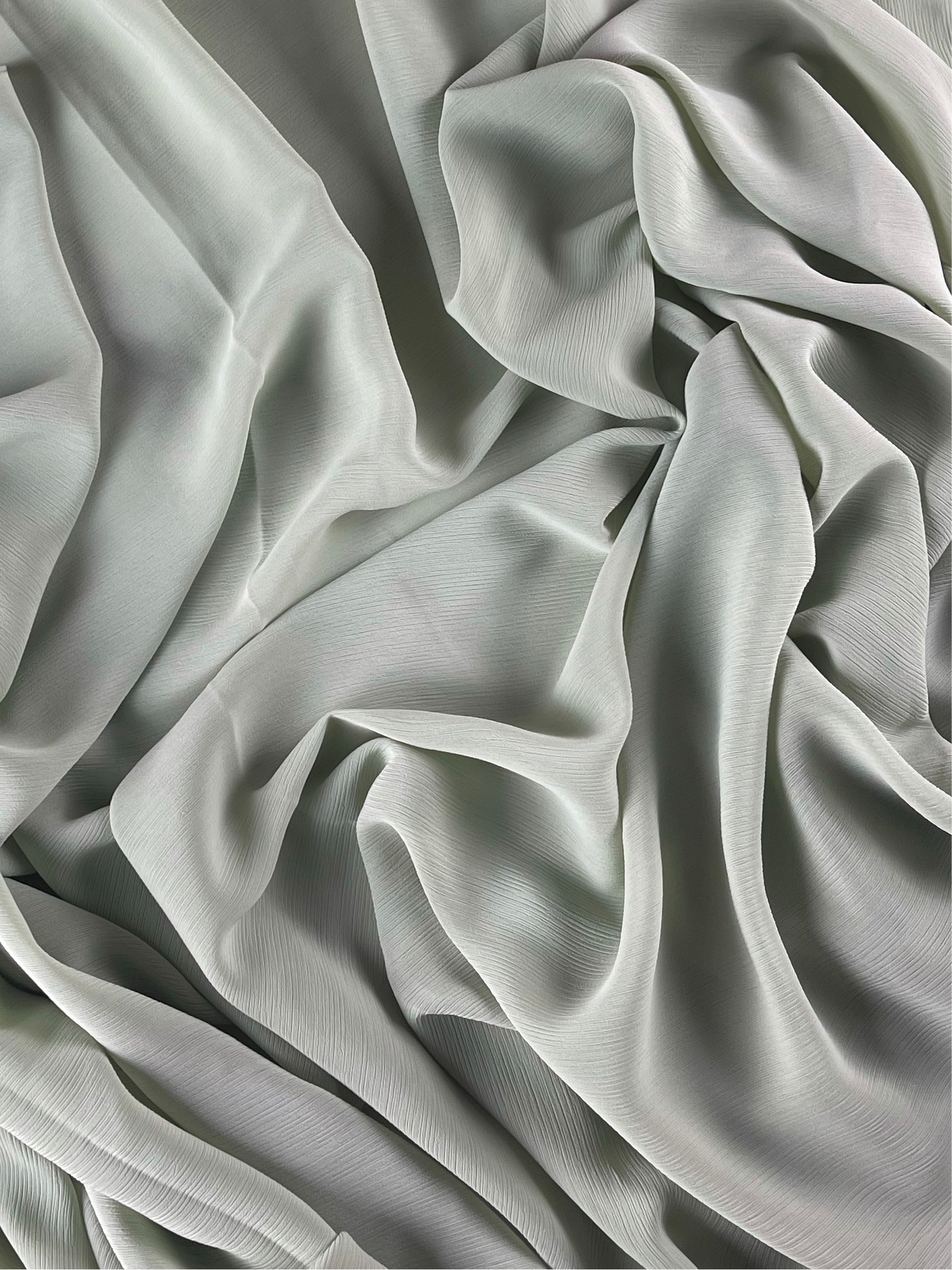 Crinkle Chiffon - PASTEL GREEN