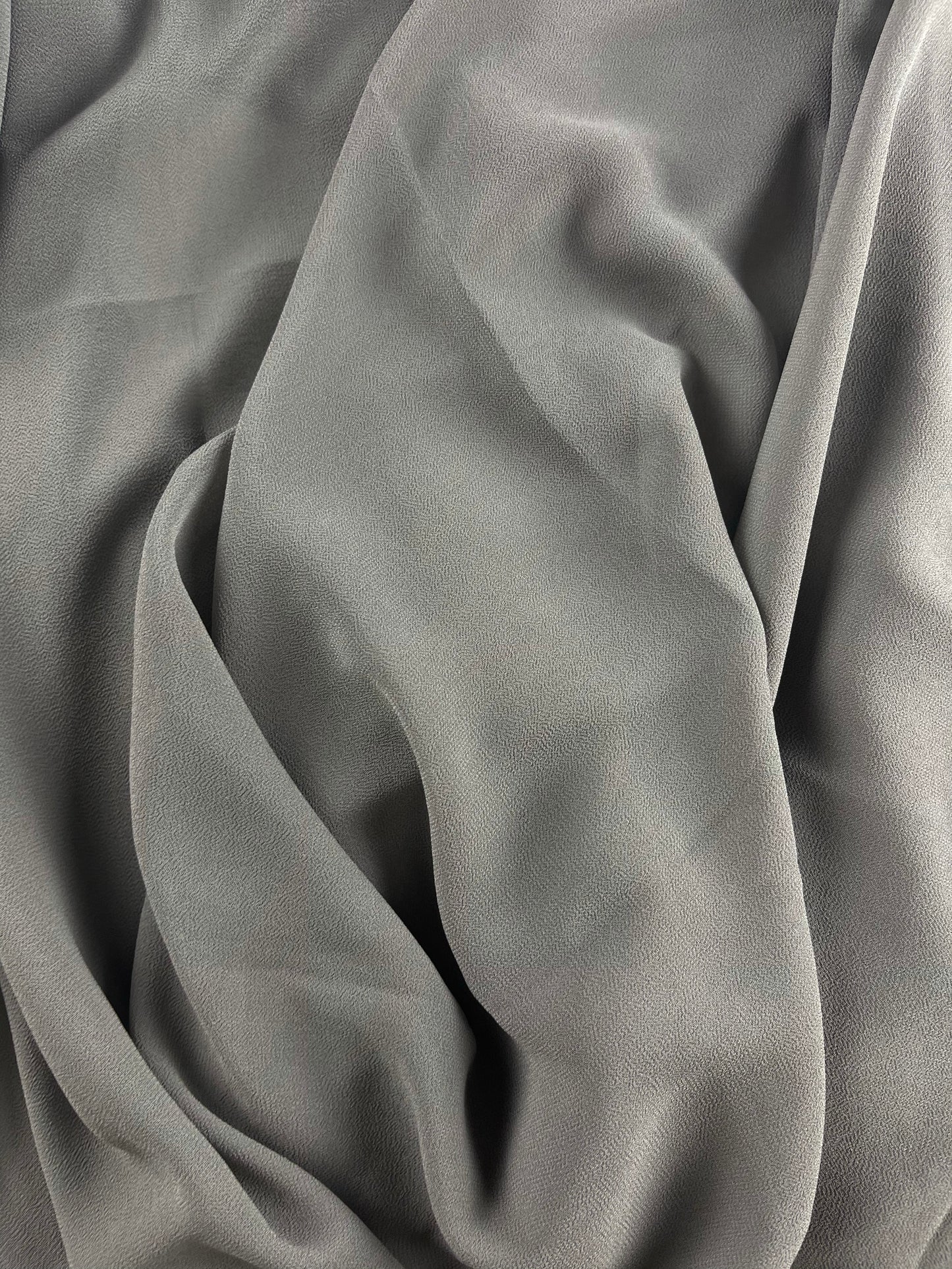 Plain Chiffon - ADMIRALTY GREY